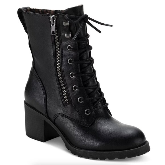 Sun + Stone Shoes - Sun + Stone Sloanie Lace-Up Lug Sole Hiker Booties